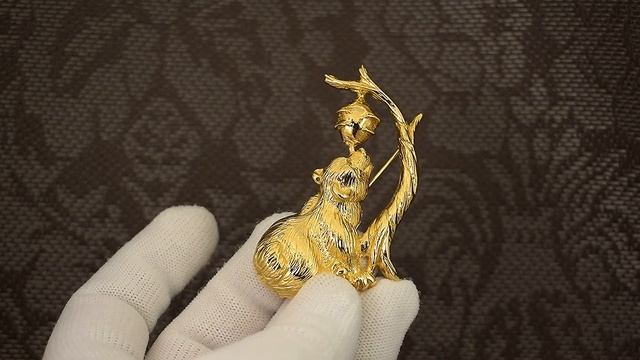 Винтажная брошь 