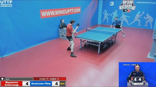 Журавлев Александр 0-3 Колесник Пётр Турнир Восток 5 WIN CUP 24.05.21 Прямая Трансляция Зал3 смотреть онлайн