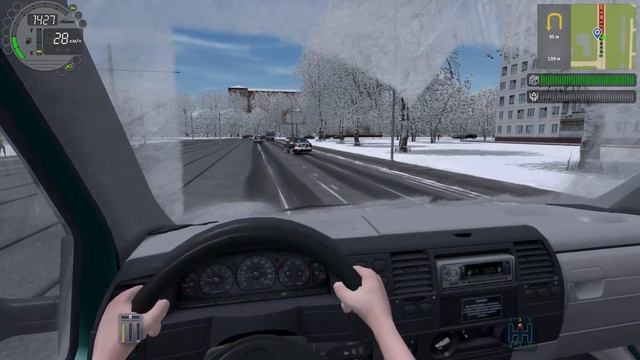 City Car Driving-ЕДУ,В ГОРОД,ПОДБИТЬ НЕ МНОГО ДЕНЕГ,ГАЗ ГАЗель 3302,ГРУЗО-ПЕРВОЗКИ. смотреть онлайн