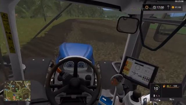 farming simulator 2017-Lossberg- new holland t7260 and Lemken-Dolomit смотреть онлайн