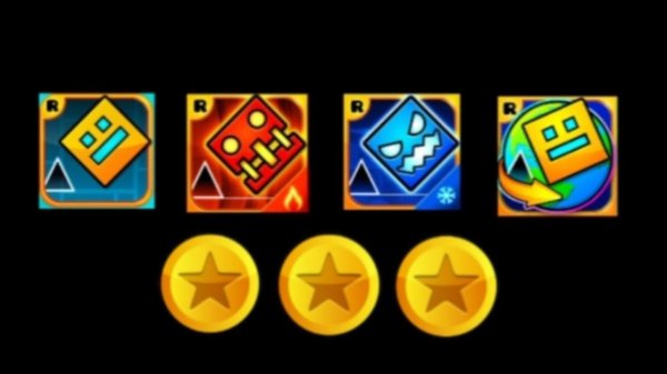 GEOMETRY DASH. Все Уровни На 3 монеты!!! (GEOMETRY DASH. All Levels, All Coins)