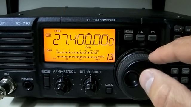 Обзор трансивера ICOM-718 смотреть онлайн