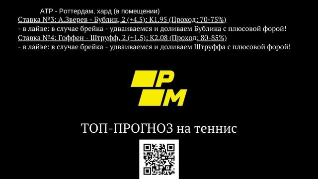 ТОП-ПРОГНОЗ на теннис: 03.03.21