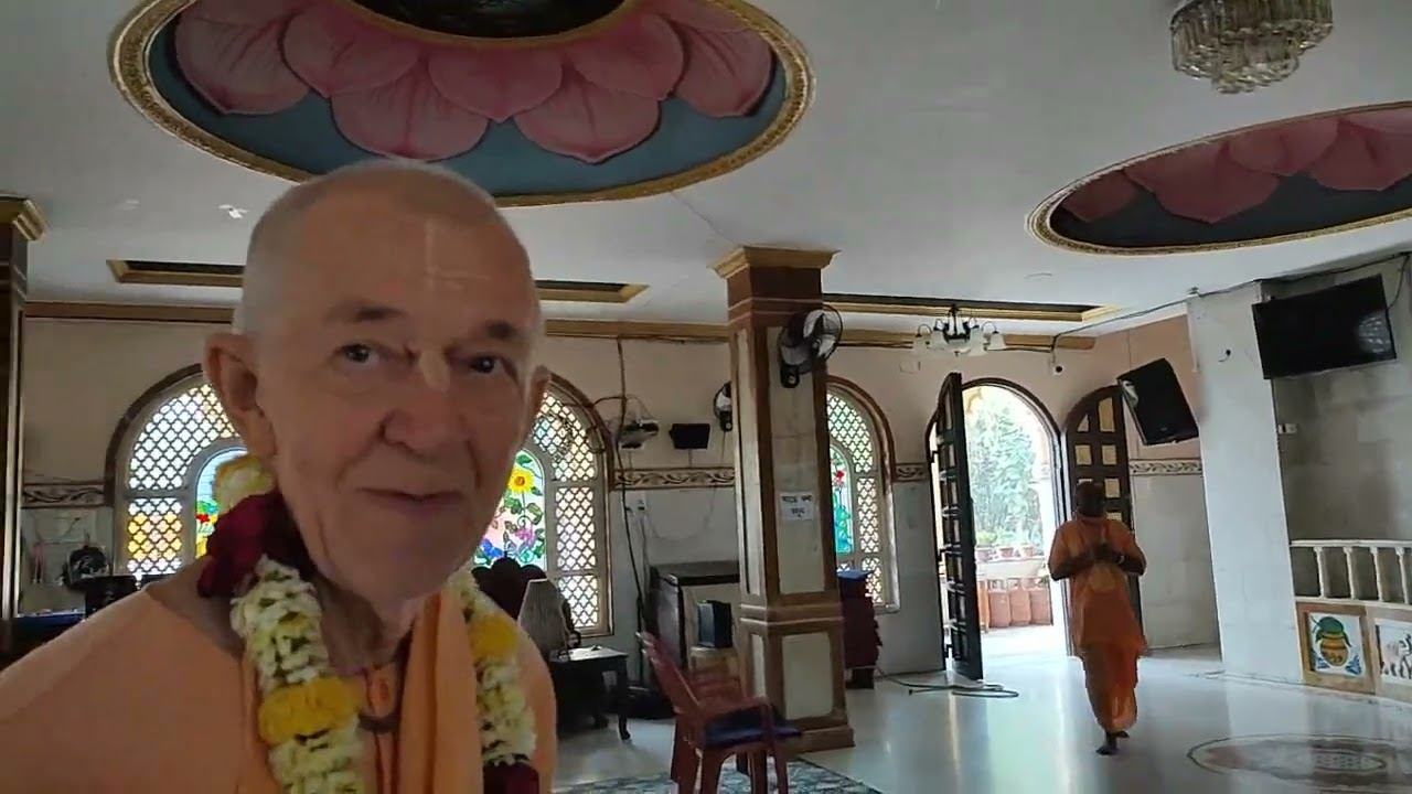 27.02.2025 - День 3 - Храм ИСККОН в Экачакре - Гаура Мандала парикрама - англ-рус