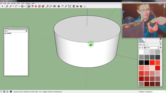 3D modeling a wheel using Sketchup смотреть онлайн