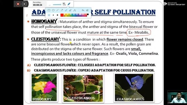 Sexual Rep. in Flowering Plants|| Introduction to Pollination|| смотреть онлайн