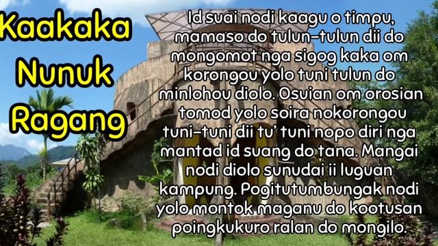 Kaakaka Nunuk Ragang |Mari Belajar Dusun!