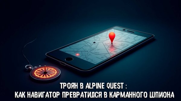 Троян в Alpine Quest : как навигатор превратился в карманного шпиона