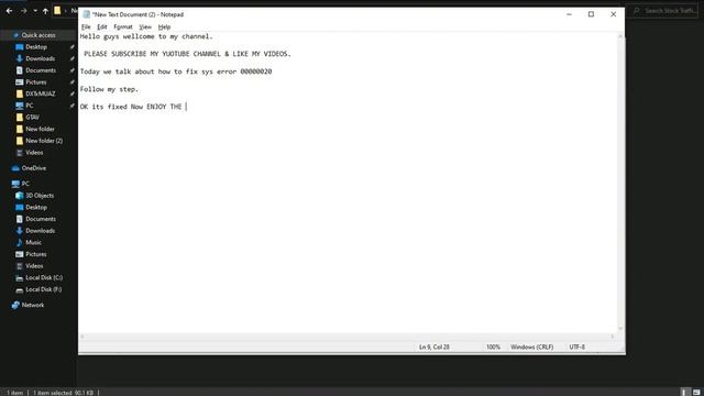 How To fix sys Error 00000020 unable to add file|Fox Gaming смотреть онлайн