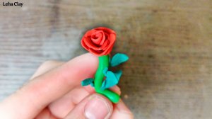 Как слепить Розу из пластилина / Цветок Розу из пластилина / как сделать поэтапно Цветок
