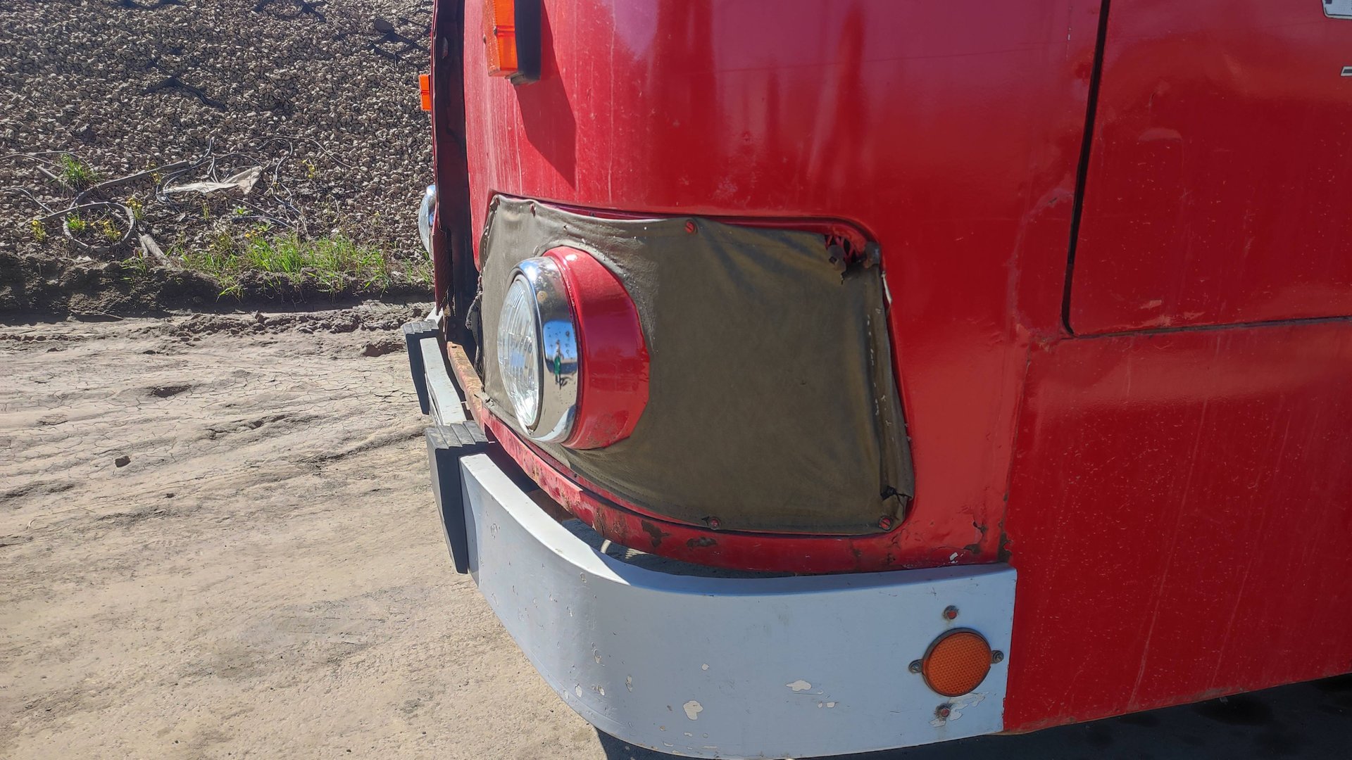 Установка опытного устройства на ГМП автобуса ЛиАЗ-677МБ.