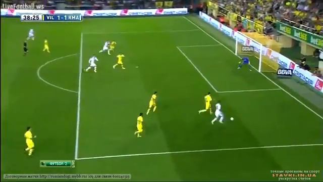 первый гол  Бэйла за РЕАЛ