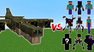 Какой СТИВ сильнее всех против БОМБАРДИНО Крокодило В МАЙНКРАФТЕ ?