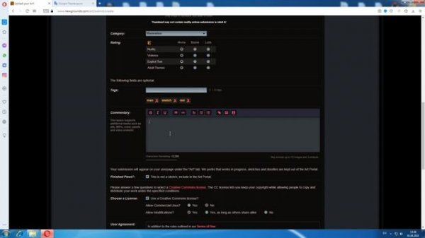 Как загружать картинки на Newgrounds