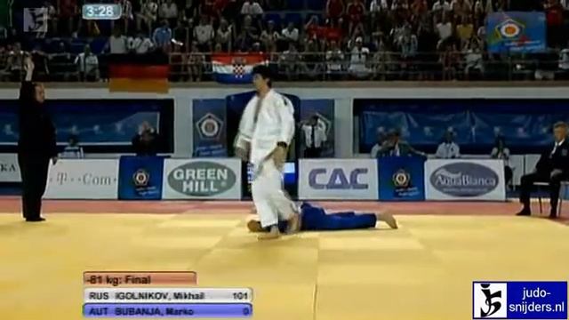 Mikhail Igolnikov (RUS) - Marko Bubanja (AUT) [-81kg] final смотреть онлайн