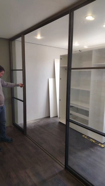 перегородка раздвижная межкомнатная прозрачное стекло