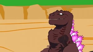 Годзилла Против Синего СереноГолового