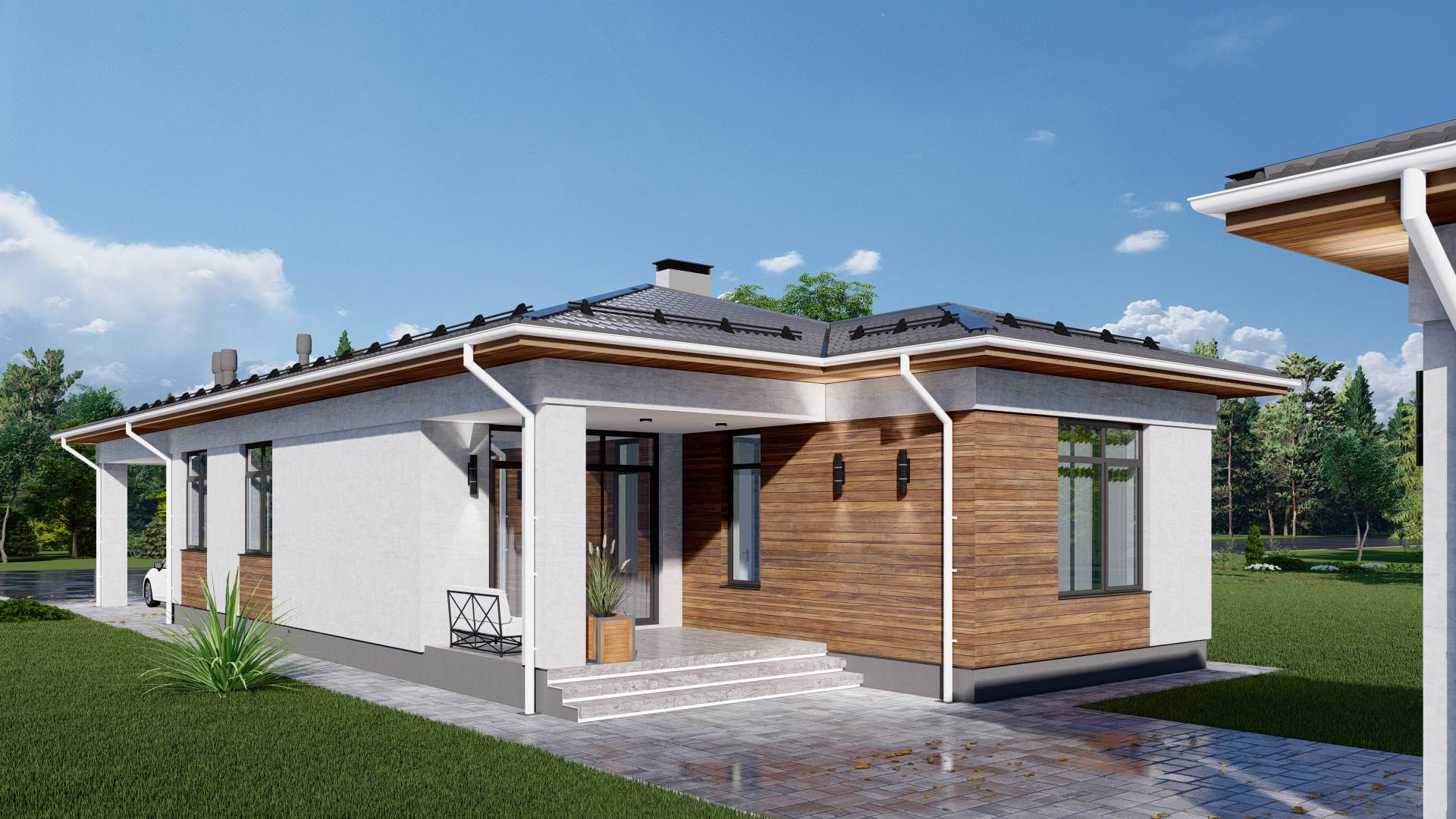 Дачный коттедж с зоной отдыха смотреть онлайн