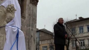 Відкриття пам'ятника Пінзелю в Бучачі