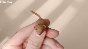 Как слепить Мышку из пластилина / Мышь из пластилина / как сделать поэтапно Мышку