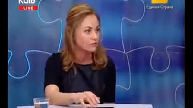 Катерина Глазкова, исполнительный директор СУП, на телеканале Киев