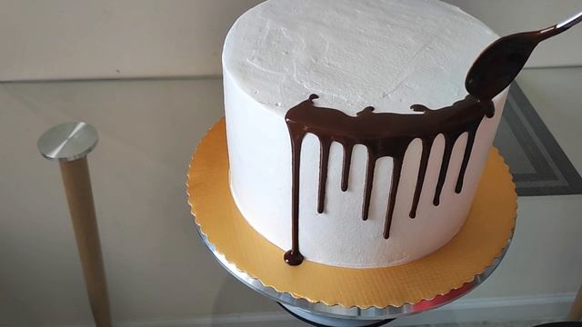 Шоколадная глазурь и подтёки на торт🍫🧃