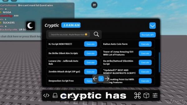 [Working] Cryptic Executor Mobile | NEW UI | Latest Roblox Version | 100% UNC