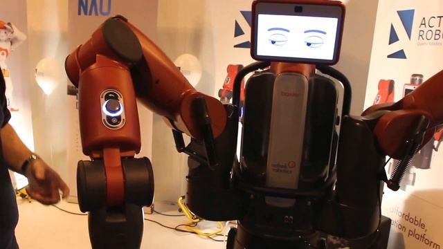 Tom Strong meets the Baxter Research Robot by ReThink Robotics at Active Robots смотреть онлайн