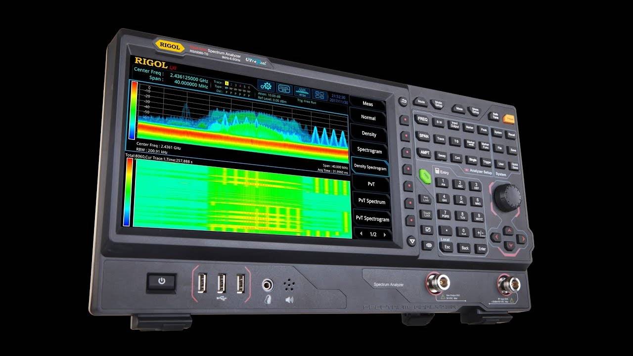 RIGOL's RSA5000 series Real-Time Spectrum Analyzers смотреть онлайн
