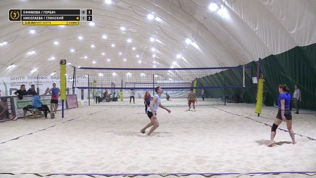 Четвертьфинал: Ефимова / Горбач VS Николаева / Глинский | MIXT NEXT B - 11.03.2023 смотреть онлайн