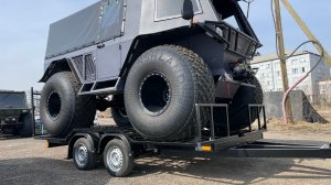 Двухосный прицеп для перевозки вездеходов!