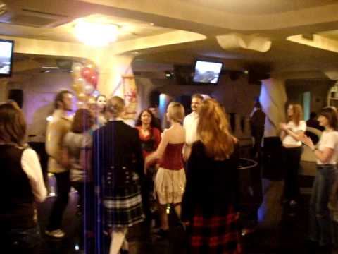 Scottish Ceilidh Dancing In Moscow
