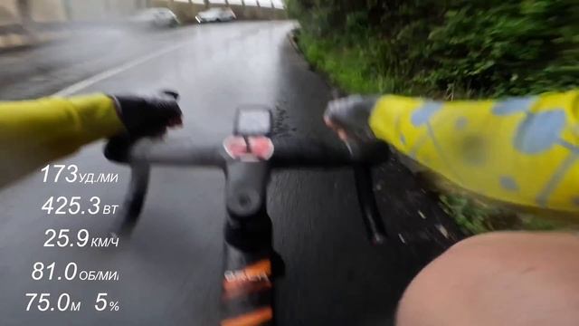 Тяжёлая тренировка в ДОЖДЬ с телеметрией | Вело СБОРЫ Сочи, Адлер 7, 8 день смотреть онлайн