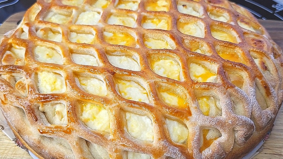 Беру творог и муку, все восторге от вкуса, пирог 5 минутка