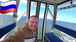 10.1.Балтийский рай в Зеленоградске!  Набережная, пирс, колесо обозрения, пляж и Парк «Плантаже».