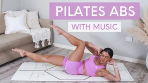 Move with Nicole - QUICK PILATES ABS WORKOUT || With Music (No Equipment)