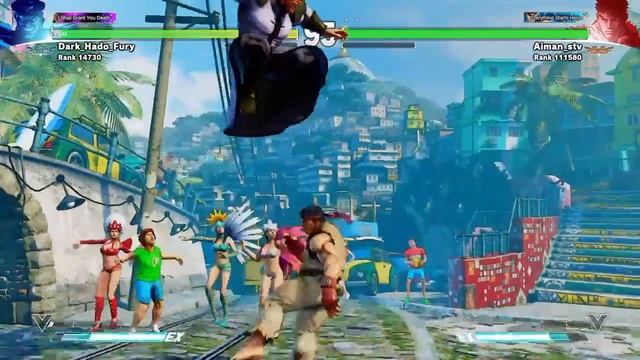 Street Fighter V M.Bison (Dark_Hado_Fury) vs Ryu (Aiman_stv) смотреть онлайн