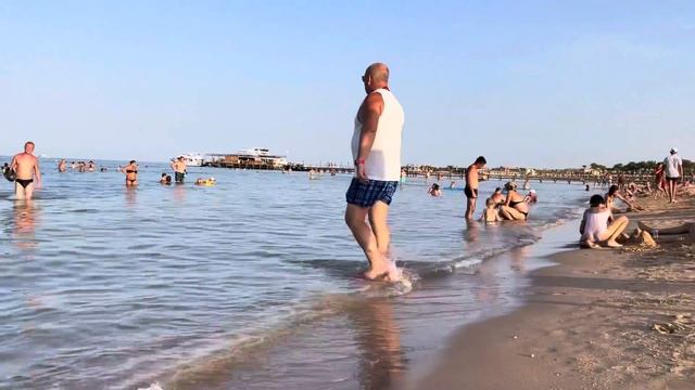 Классный песчаный пляж отеля Tia Heights Makadi bay. Egypt. Hurghada. смотреть онлайн