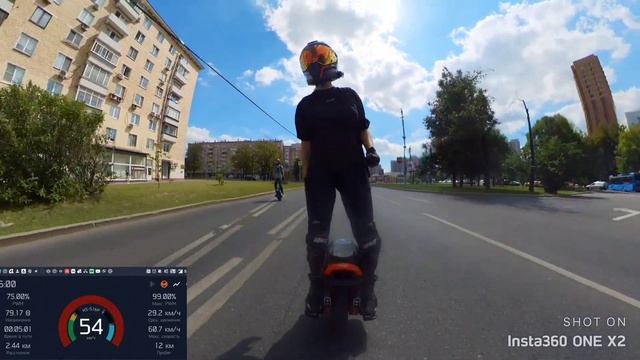 Моноколесо KingSong S16 Pro 50S тест на максимум смотреть онлайн