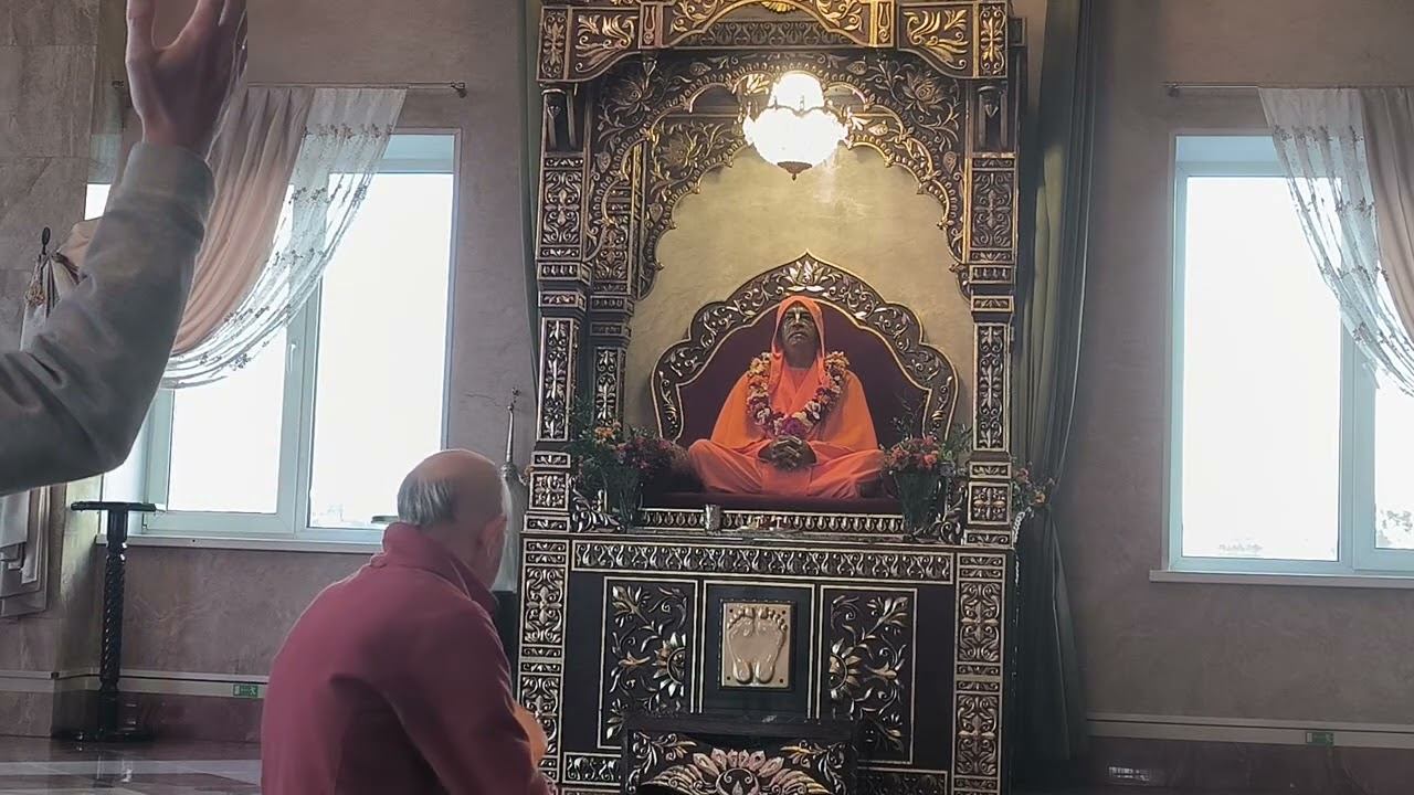 07.10.2023 - Клип: Даршан арати и лекция по ШБ - Владивосток, Новый Джаганнатха Пури