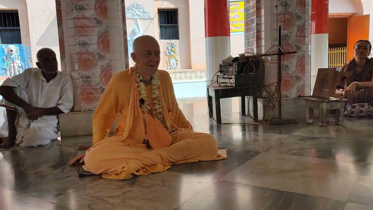 День 2. Дом Гауридаса Пандита - Амбика Кальна, 14.10.2022 - БВВ Нарасимха Махарадж
