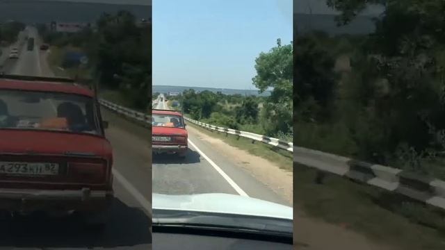 Дорога из Алупки в Оленевку (Тарханкут) смотреть онлайн