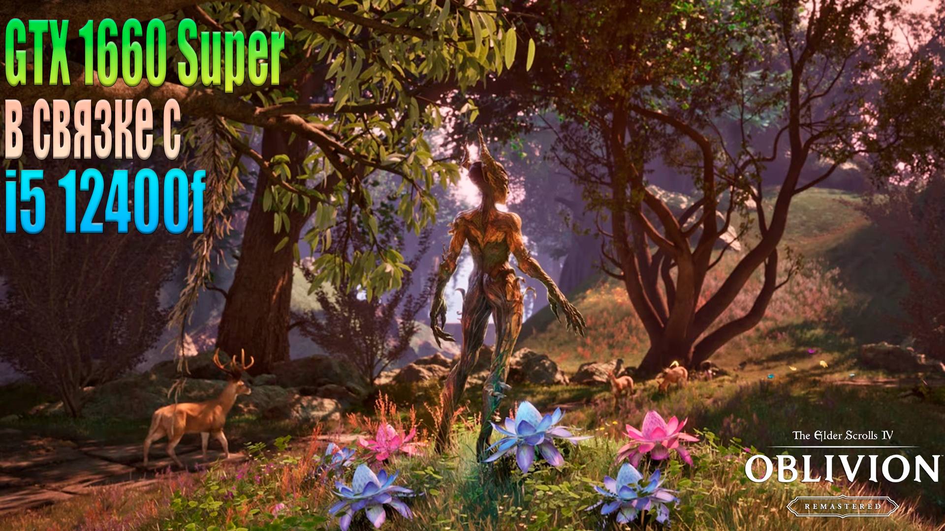 GTX 1660 Super в связке i5 12400f  The Elder Scrolls IV Oblivion Remastered