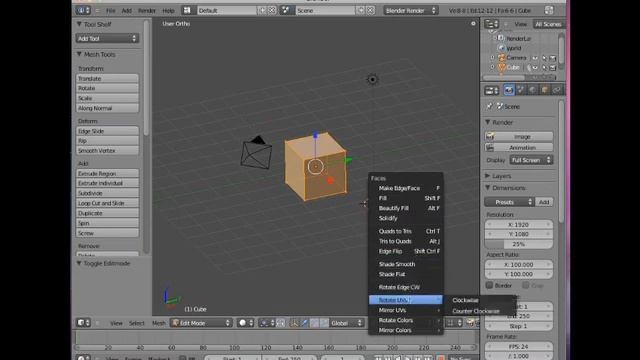 BLENDER COURSE - Vertex Edge And Face Menus And Search смотреть онлайн