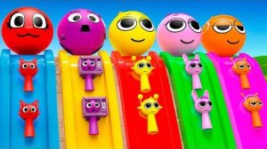 Мультик СУПЕРБОКС Спрунки, Пинки, Орен, Лили, Мруна, Саймон, 3d-игра с животными, Забавные животные