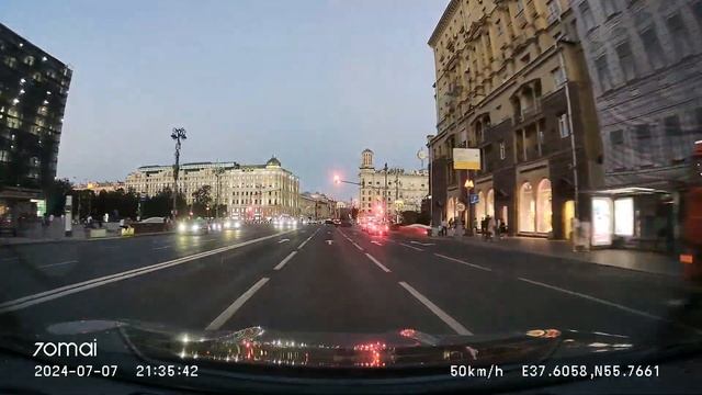 Driving in Moscow agglomeration: Химки - Текстильщики 07/07/2024 (timelapse 4x)