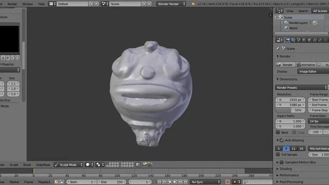i tried to make pepe on blender... смотреть онлайн