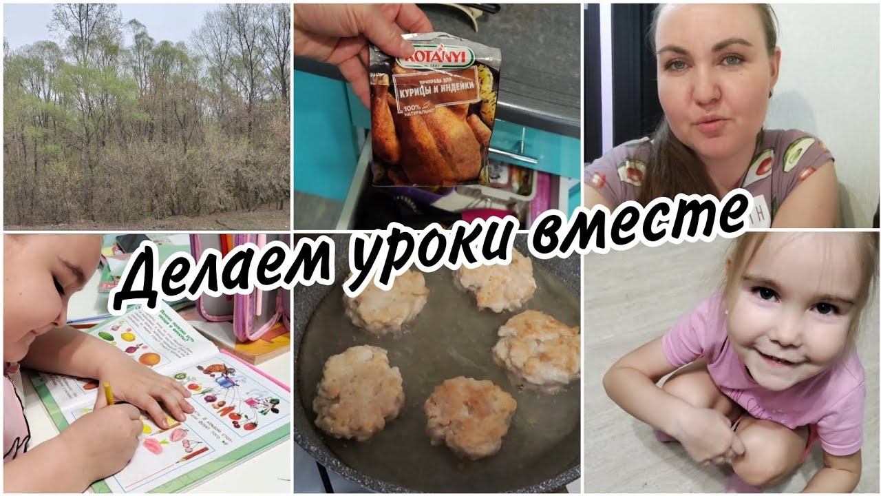 Сново прогулка. ☺Немного болтовни. Любимые куриные котлеткиУроки первоклассницы. смотреть онлайн