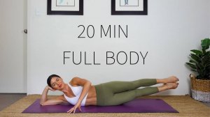 Move with Nicole - 20 MINUTE FULL BODY WORKOUT ｜ Intermediate Pilates Class