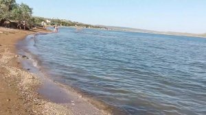 Азовское море.  Крым. село Курортное.
